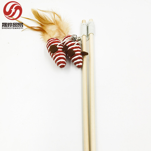 Juguete de gatito resistente a mordeduras con campana de alivio del aburrimiento de juego automático de varita de gato de ratón realista lindo de alta calidad - Product Image 3