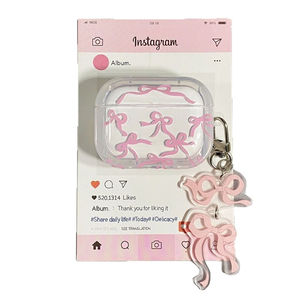 Couverture d'écouteur d'arc rose de nouveau style pour <span class=keywords><strong>Airpods</strong></span> 1 <span class=keywords><strong>2</strong></span> Pro 2nd Gen 4-accessoire en gros bon marché pour étui <span class=keywords><strong>Airpods</strong></span> - Product Image 6