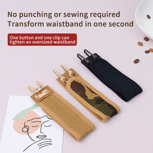 Cinturón de <span class=keywords><strong>Velcro</strong></span> <span class=keywords><strong>con</strong></span> Ganchos de Hierro de Calidad Premium, Diseño Mejorado sin Hebilla, Cinturones Ajustables - Product Image 2