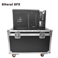 Machine à effets de flamme rotative Siterui SFX 320W 210, construction métallique, contrôle LCD, capacité 10L, flamme jusqu'à 10M, grandes performances