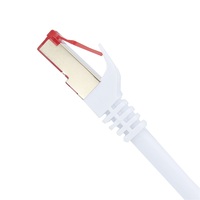 Kabel Komunikasi Ethernet Patch Cord 3M FFTP CAT8 26AWG(7/0.16MM) PVC Putih