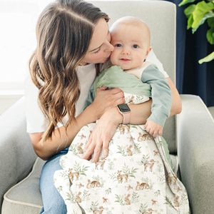 <span class=keywords><strong>Couverture</strong></span> en minky super douce 30*40 pour nouveau-nés, garçons et filles, jetés de <span class=keywords><strong>lit</strong></span> en coton mousseline tricoté, motif de feuilles, points sur le devant, polaire - Product Image 2