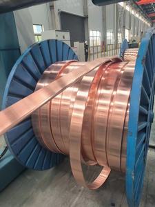 변압기 및 접지 공사용 구리 평철 / 구리 부스바 / 구리 환봉 - Product Image 3