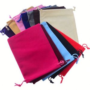 ถุงกำมะหยี่ขนาด 13x18 ซม. สำหรับใส่เครื่องประดับ ของเล่น เครื่องสำอาง เสื้อผ้า บรรจุภัณฑ์งานแต่งงาน ของใช้ในงานปาร์ตี้ ลูกปัด และของจุกจิก - Product Image 4