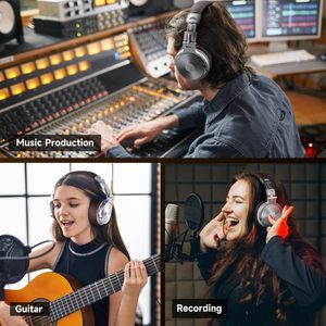 Auriculares con cable e inalámbricos de alta resolución, audio de graves profundos, control táctil 5.2, batería de más de 20 horas, metal - Product Image 4
