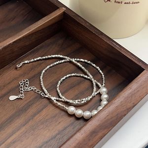 สร้อยคอไข่มุกเงินแท้ S925 เกรด AAA สำหรับผู้หญิง สวมใส่ได้ทุกวัน - Product Image 2
