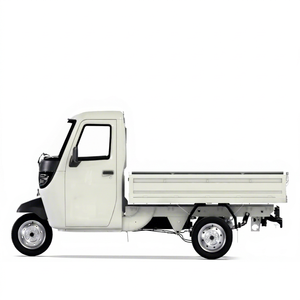 Electric <b>Cargo</b> Tricycle Open Body 200-300kg Payload Capacity 1 Passenger <b>White</b> Color 80km/h 70-90km Range - Product Image 1