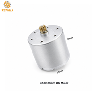 Moteur CC à aimant permanent brossé RS-3530 12V 24V 10000 tr/min à faible bruit avec balais en carbone pour dispositifs médicaux, maison intelligente, OEM