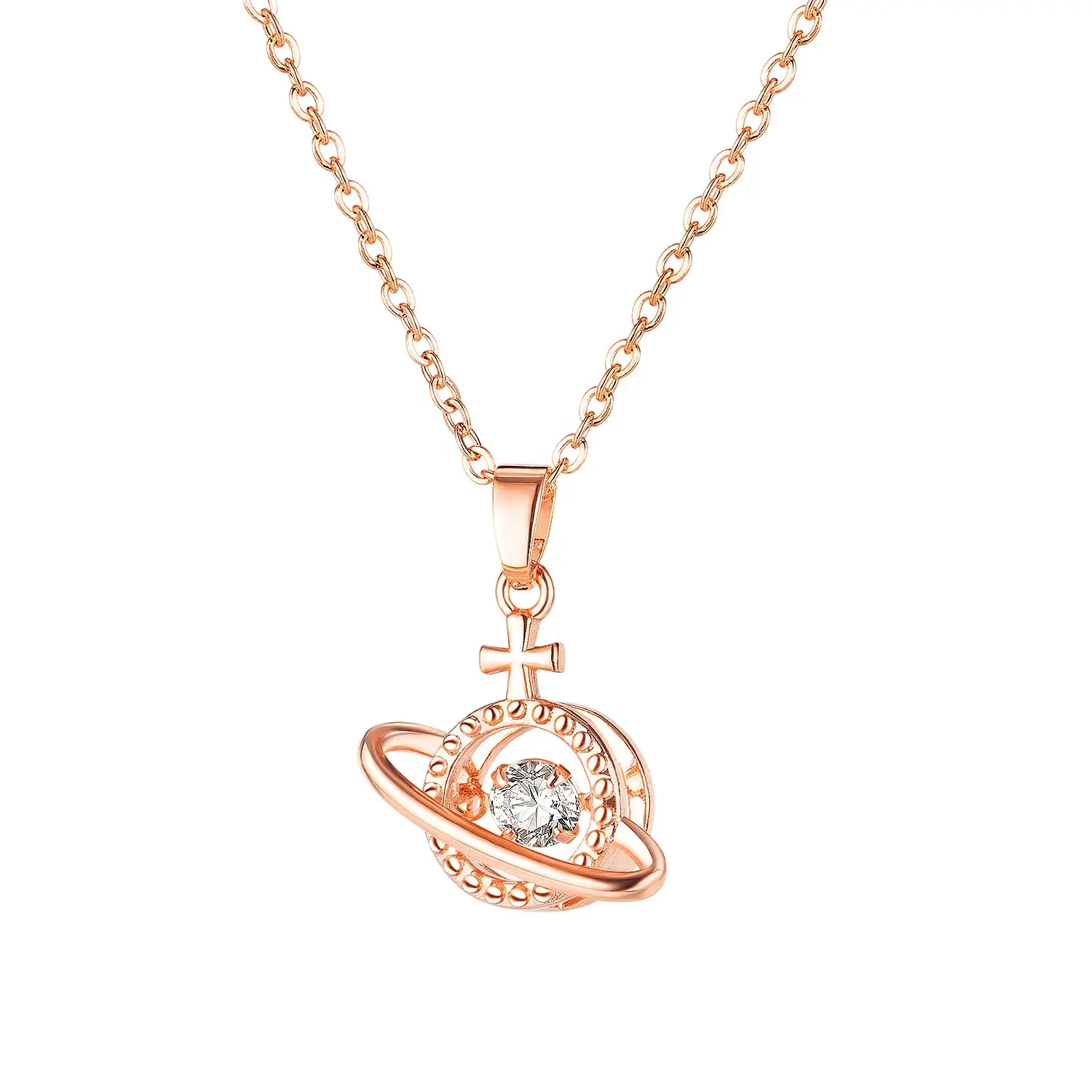 Globe mapa colar pingente, de alta qualidade aço inoxidável colar design festa casamento rosa dourado diamante colar jóias