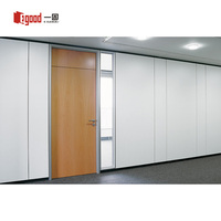 Cloison démontable en aluminium et verre de bureau insonorisée cloison en verre interne à paroi fixe cloison en verre transparente