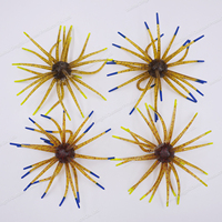 Double couleurs OEM 25mm, couleurs personnalisées, personnalisation, appât de pêche souple en TPE, haute élasticité, appât de pêche flottant en forme d'ormeau