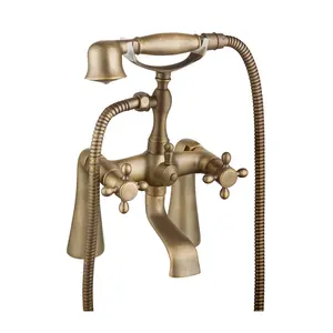 Téléphone Antique style rétro baignoire robinet de douche ensemble