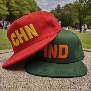 A <b>Frame</b> Snapback Hat 5 Panel Sports Unstructured Dad Hat Flat Brim Canvas Cotton Material Hat Cap - Product Image 1