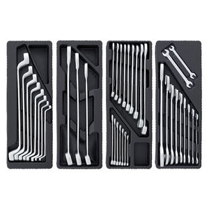 Fervi C190C 7-drawer <b>tool</b> <b>trolley</b> with 152 automotive <b>tools</b> - Product Image 3