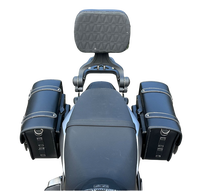 Pour les modèles Honda 190TR : Porte-bagages arrière, accoudoir arrière, sac latéral en cuir, dossier pliable, sacoche de moto en toile, bagages pour motos
