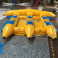 Bateau banane gonflable à 4 places, prix d'usine, pour le jeu de pêche à la mouche, étanche à l'air