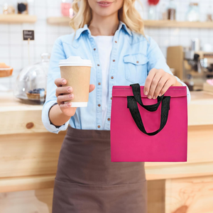 Custom Thickness Insulated Food Delivery Bag Non Woven Tea Coffee Takeaway Bag Custom Logo Size Color Reusable Thermal Cooler - Product Image 6