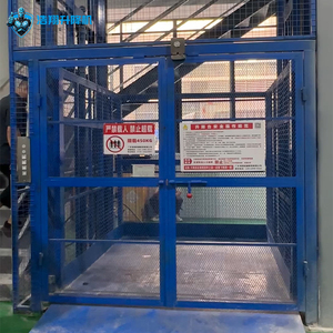 Tùy chỉnh 500kg nhỏ Thủy lực vận chuyển hàng hóa thang máy dọc hàng hóa Nâng Nền tảng Kho Vật liệu băng tải - Product Image 4