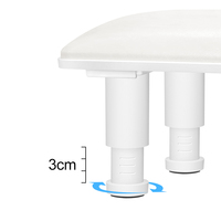 Nouveau modèle d'appui-main professionnel portable en cuir microfibre pour manucure, coussin repose-mains réglable en hauteur pour table de bureau