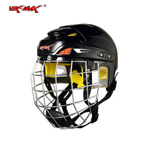 VIK - MAX Casque de hockey de protection double sport pour l'extérieur avec doublure en coton à mémoire de forme et double visière - Product Image 5