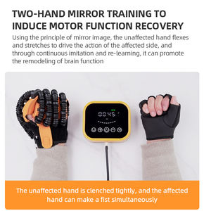 Auto-allenamento per riabilitare le dita ictus emiplegia Trainer funzionale mano stecca riabilitazione mano guanti robotici - Product Image 5