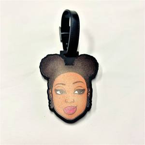 Etiqueta de equipaje de goma de PVC con hebilla de plástico, bonito diseño de personaje, bolsa de maleta de viaje, personalizado, identificación, gran oferta - Product Image 2