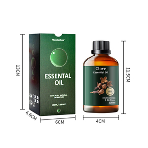 Óleo Essencial de Cravo 100% Natural e Puro OEM Produtos Cosméticos para Cuidado Capilar Velas Aromáticas Óleos Essenciais para Fabricação de Perfume - Product Image 2