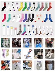 Chaussettes longues unisexes personnalisées Beckon, de haute qualité, multicolores (rouge, vert, bleu, noir), motif Van Gogh, pour artistes - Product Image 5
