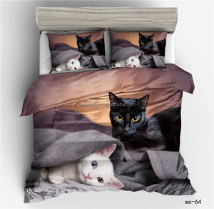 طقم غطاء لحاف فاخر من 3 قطع، 100% بوليستر منسوج ثلاثي الأبعاد، للاستخدام في حفلات الزفاف، بتصميم عصري، متوفر بمقاسات كوين وكينج وتوين - Product Image 1