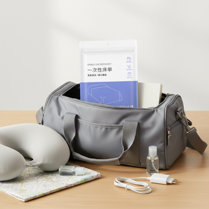 Draps de lit carrés en coton jetables, matériau SMS écologique, doux <span class=keywords><strong>et</strong></span> respectueux de la peau, pour salons de beauté <span class=keywords><strong>et</strong></span> voyages, vente en gros - Product Image 1