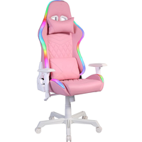 Chaise Gaming High Quality Customizable Modern PU Leather Rgb Ergonomic pink Gamer Pc Gaming Chair for Home Office