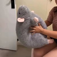 Souris blanche Jouet en peluche Souris grise Jouet en peluche Coussin animal personnalisé