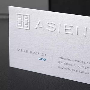 Biểu Tượng Tùy Chỉnh Kết Cấu Giấy Emboss deboss Cảm Ơn Bạn Thẻ Kinh Doanh Nhỏ Cảm Ơn Bạn Thẻ Nhãn Thẻ - Product Image 2