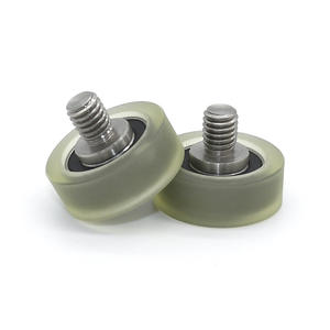 Roulettes de porte et de fenêtre en plastique silencieuses en polyuréthane TPU, roulements résistants à l'usure, roues plates en plastique, vente en gros du fabricant - Product Image 5