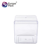 Boîte à biscuits en acrylique transparent, boîte à bonbons en plastique transparent, boîte à souvenirs, boîte cadeau