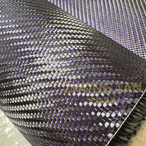 Tela Tejida de Fibra de Carbono Morada de 200 g/m², Fibra de Carbono 3K para Equipaje de Exterior y Uso en Automóviles, Moda para Niños y Niñas - Product Image 4