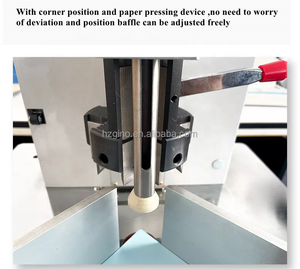 Máquina de corte de esquina redonda eléctrica de alta resistencia, de <span class=keywords><strong>libro</strong></span> para papel, tarjeta de PVC de aluminio con motor de núcleo y componentes PLC, para uso en libros, para uso en todo el mundo - Product Image 4