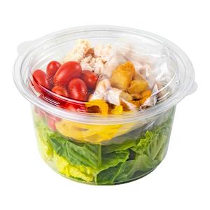 Caja de plástico desechable reciclable de 57 oz para preparación de comidas para fideos y ensaladas para la industria alimentaria - Product Image 1