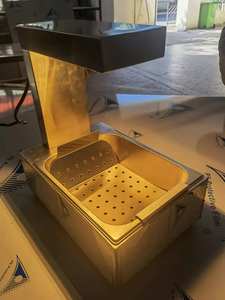 <span class=keywords><strong>Dulong</strong></span> DL-FLW-02 Petit Réchaud Commercial Électrique de Table en Acier Inoxydable 400W 220-240V pour Frites et Aliments Frits avec Présentoir - Product Image 6