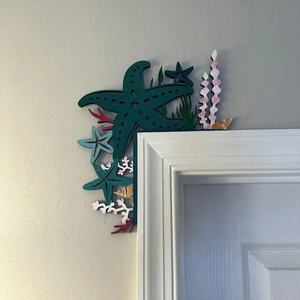 Promotionele Halloween Kerst Ijzeren Kunst Metalen Deur Hoekdecoratie Indoor Top Seizoensversiering - Product Image 4