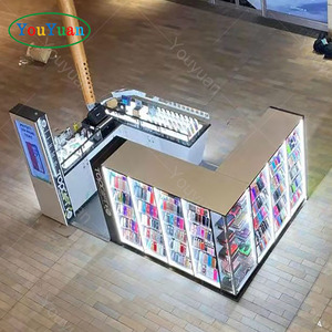 Luce a LED moderna vetrina del telefono cellulare accessori vetrina per accessori mobili chiosco - Product Image 1