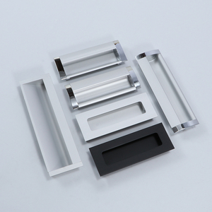 Recessed Space Aluminum Pulls-Minimalist Concealed Sliding <strong>Door</strong> Cabinet Dresser Handles for Kitchen <strong>Bedroom</strong> Living Room Wardrobe - Product Image 2