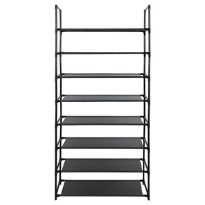 Zapatero metálico de 10 niveles con estantes de tela no tejida, organizador vertical de almacenamiento que ahorra espacio para entrada y dormitorio - Product Image 5