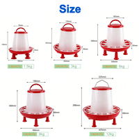 Mangeoire automatique pour poulets de haute qualité avec pieds de support, durable, plusieurs tailles, pour l'élevage avicole