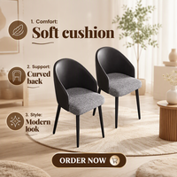 Fauteuil moderne de luxe léger haut de gamme, design tendance, avec dossier et structure en fer, mobilier de restaurant