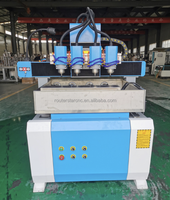 Kit de routeur CNC multi-rotatif RichAuto 6090 à 4 axes, moteur de broche à refroidissement par eau 2,2 kW, zone de travail 600x600 mm, système de contrôle A18 pour