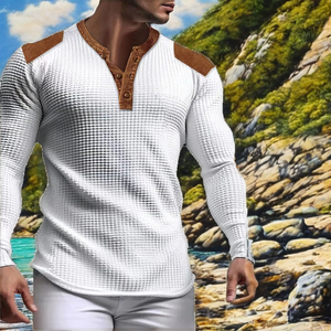 เสื้อสเวตเชิ้ตผู้ชาย HANIA TRADERS 3D ระบายอากาศได้ดี ผ้าเทอร์รี่เนื้อแน่น ทรงหลวม คอวี ใส่สบาย ไม่เป็นขุย สีพื้น ขายดี - Product Image 2