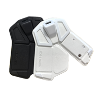 MOMO TECH Mouse Nirkabel Ultra Tipis Logo Kustom USB Gaming LED Ergonomis 3D untuk Tangan Kanan, Dapat Dilipat, 2 Tombol, untuk Luar Ruangan & Sekolah