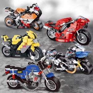 Jouet de construction éducatif DIY en plastique de 40 pièces, moto de simulation à assembler pour garçons de 0 à 3 mois, cadeau du 1er juin - Product Image 3