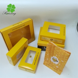 Tùy chỉnh chất lượng cao đa kích thước mạnh mẽ các tông màu trắng bánh tráng miệng 350 GSM giấy với cửa sổ sang trọng bánh Hộp bao bì - Product Image 1